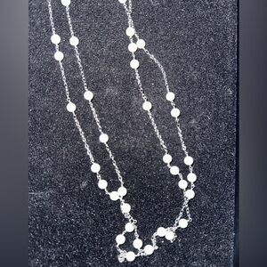 Lia Sophia High Tea Pearl Necklace 28-31”